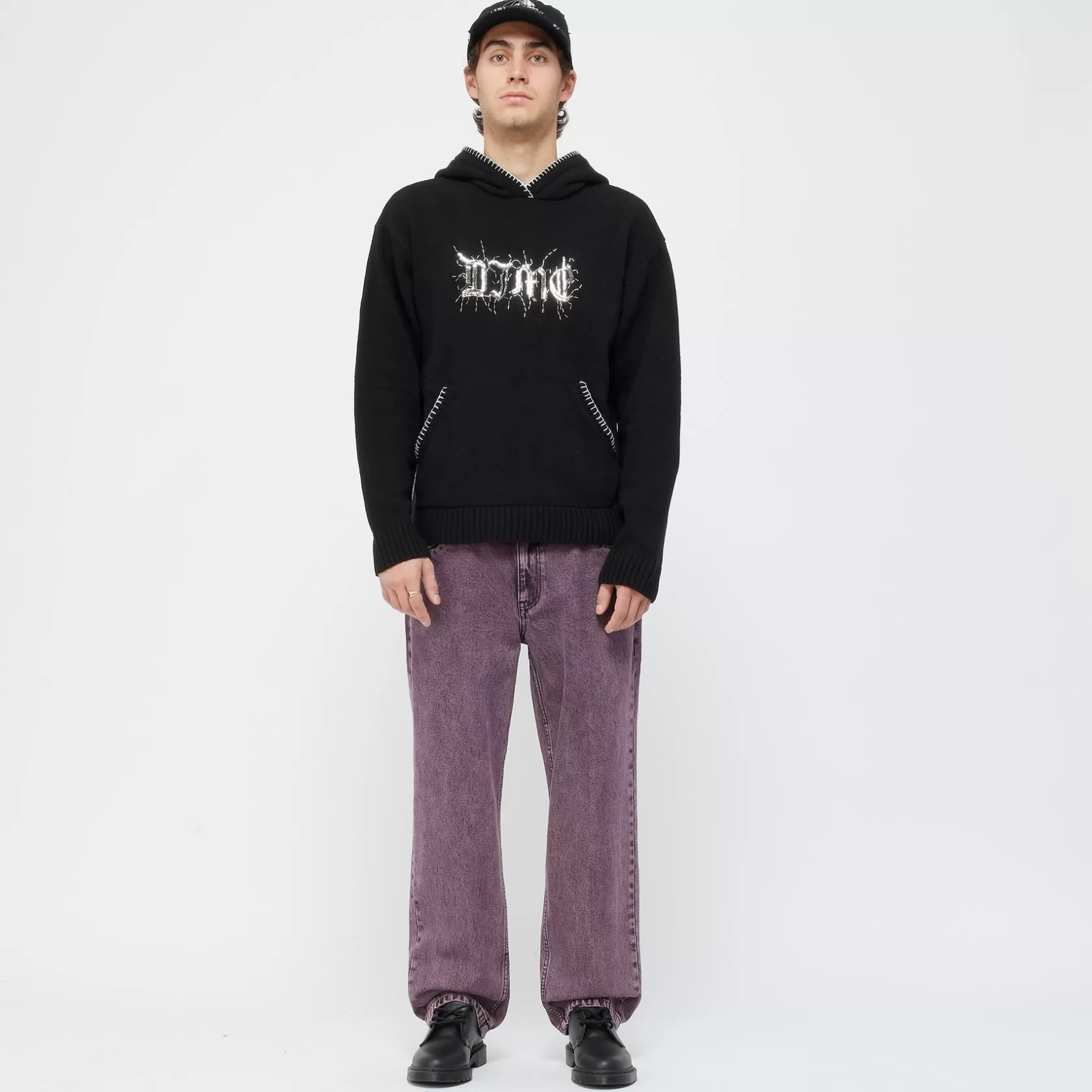 Cheap Classic Relaxed Denim Pants Bottoms