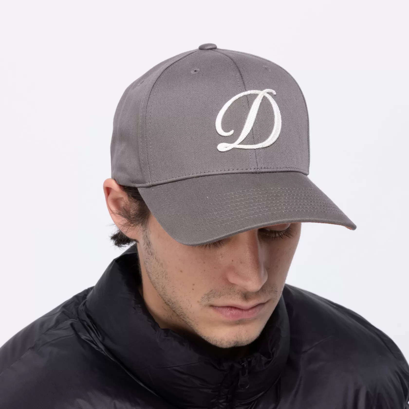 Cheap Cursive D Full Fit Cap Hats