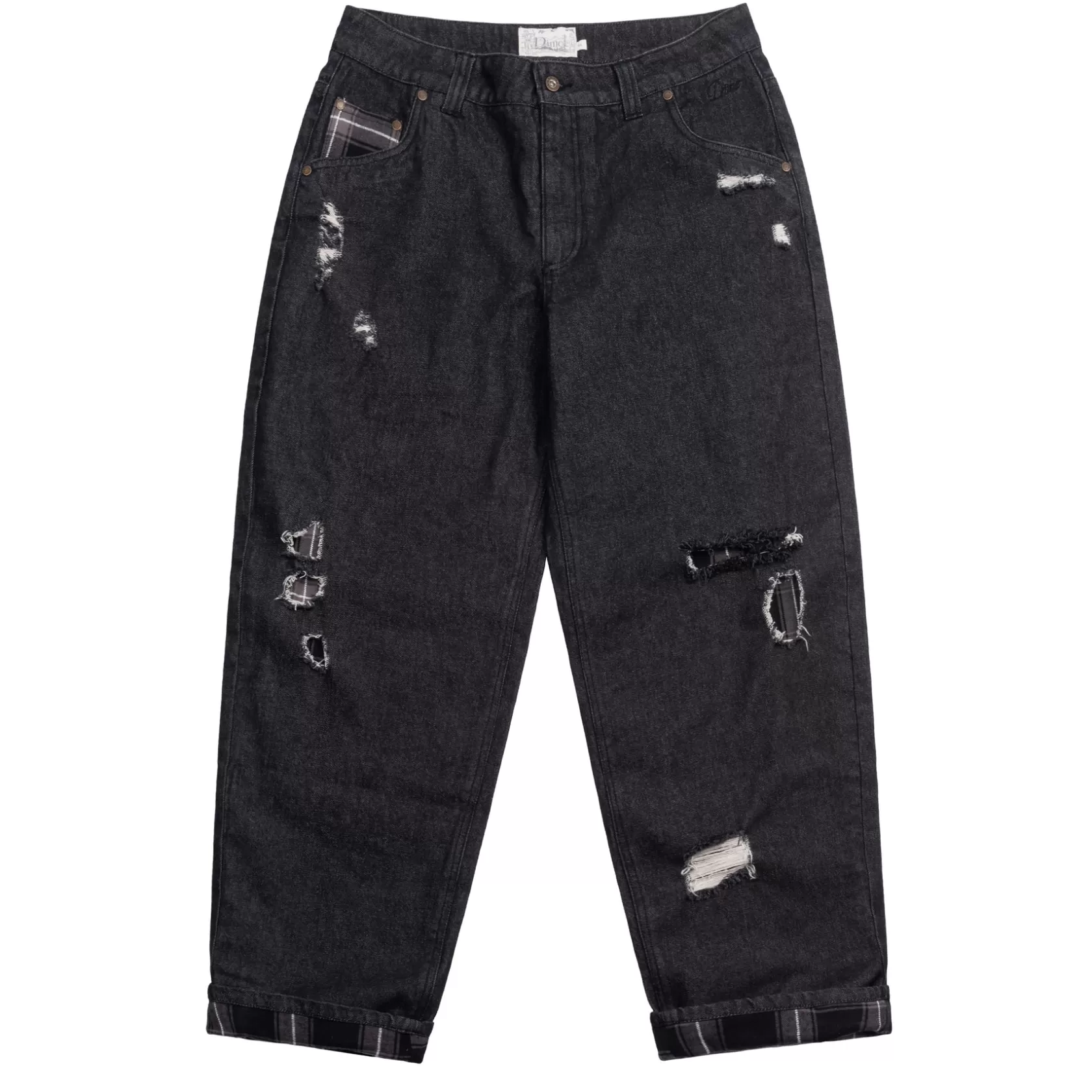 Cheap Secret Baggy Denim Pants Bottoms